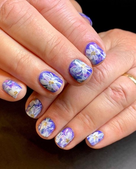 floral-gel-nail-designs-94_7 Modele de unghii cu gel Floral