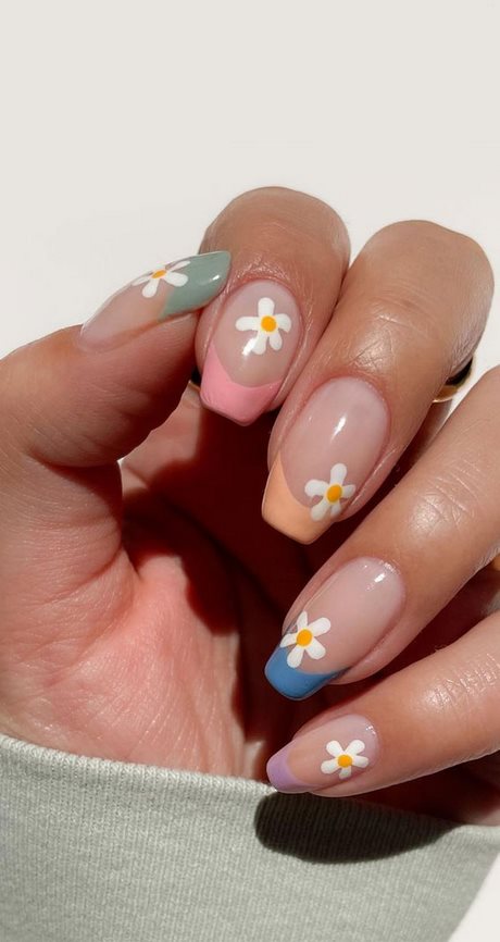 french-tip-nail-designs-with-flowers-30_8 Franceză sfat modele de unghii cu flori
