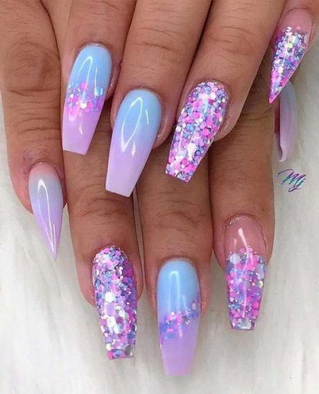 glitter-acrylic-nails-ideas-24_9 Idei de unghii acrilice cu sclipici