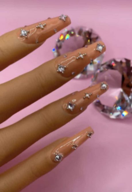 glitter-and-diamond-nail-designs-32_12 Modele de unghii cu sclipici și diamante
