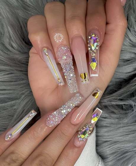 glitter-and-diamond-nail-designs-32_2 Modele de unghii cu sclipici și diamante