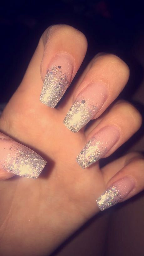 glitter-tip-acrylic-nails-coffin-39_6 Sclipici sfat cuie acrilice sicriu