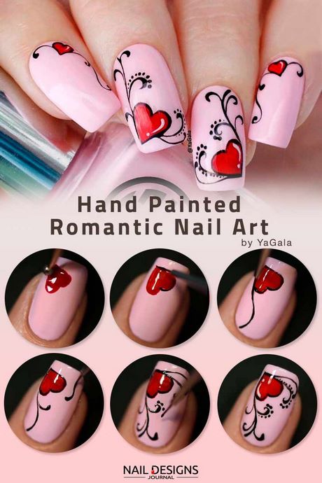 hand-painted-nail-designs-for-beginners-32_19 Modele de unghii pictate manual pentru începători