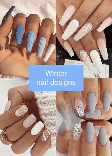 ideas-for-winter-nails-68 Idei pentru unghiile de iarnă