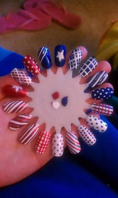 labor-day-nail-art-designs-70_13 Ziua Muncii nail art modele