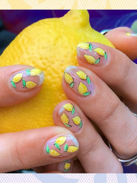 lemon-nail-art-designs-26_13 Lemon nail Art designs