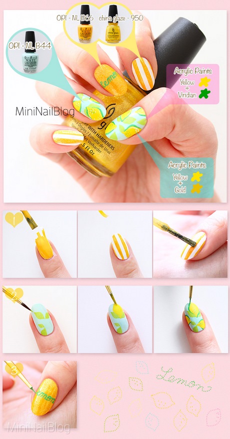 lemon-nail-art-designs-26_3 Lemon nail Art designs