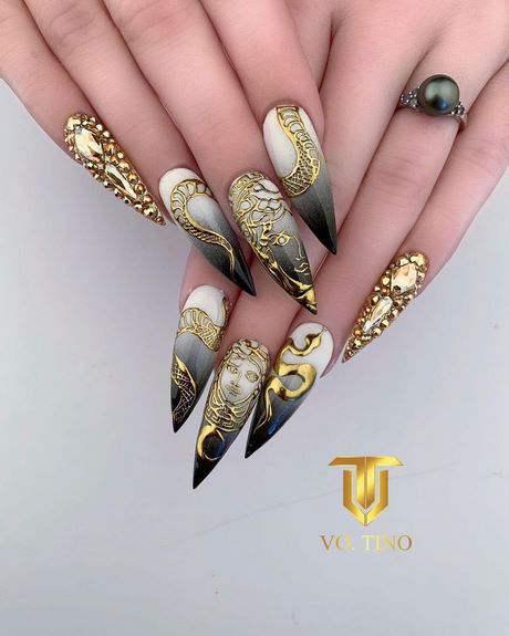 luxury-nail-art-designs-27_12 Modele de unghii de lux