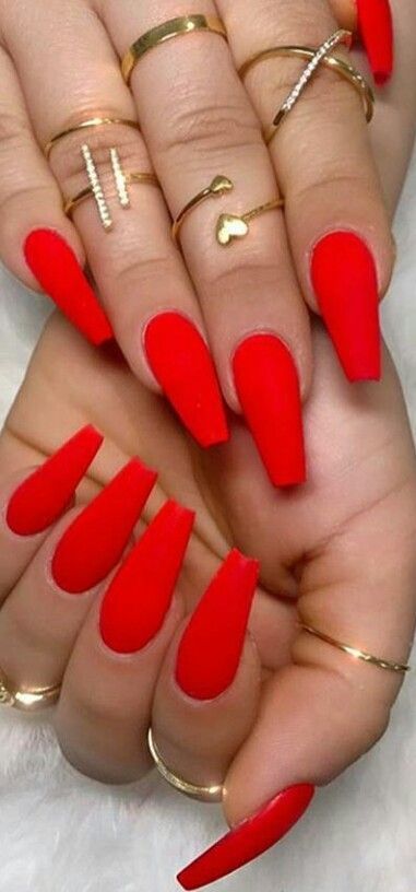 matte-red-acrylic-nails-coffin-22_4 Mată roșu cuie acrilice sicriu