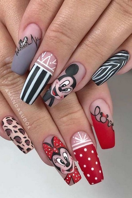 mickey-and-minnie-mouse-nail-designs-62_4 Mickey și minnie mouse modele de unghii