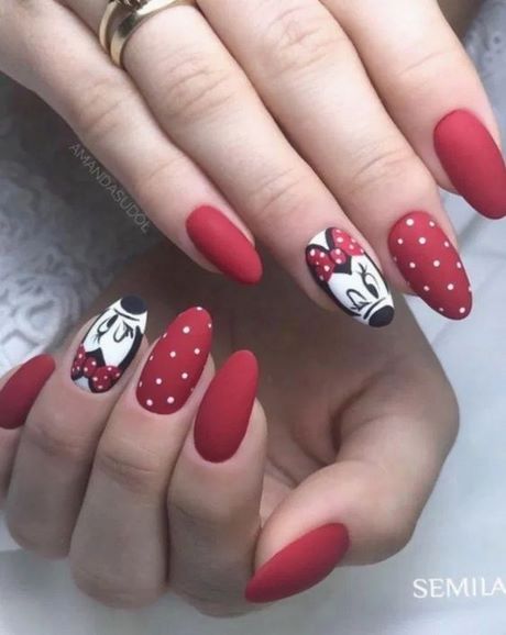 mickey-and-minnie-nail-designs-88_6 Mickey și minnie modele de unghii