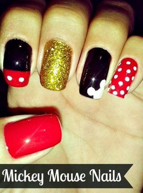 mickey-mouse-design-on-nails-25_15 Mickey mouse design pe unghii