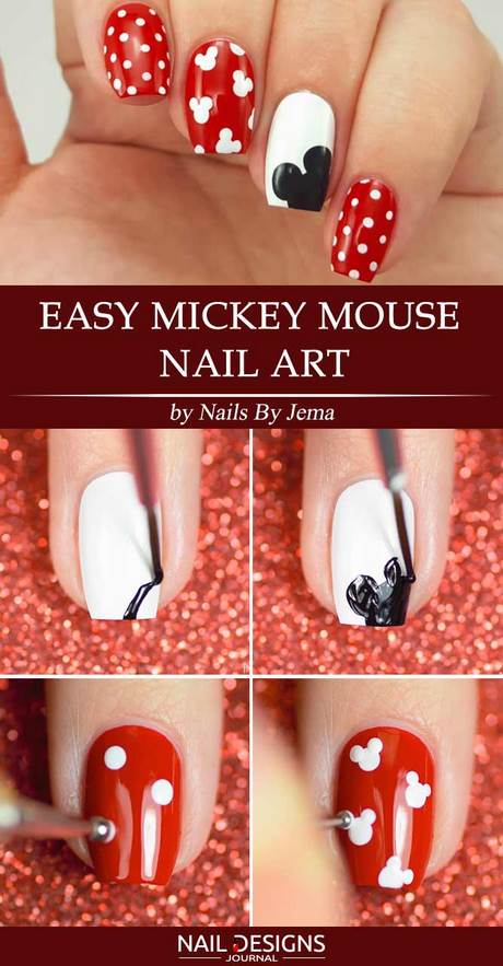 minnie-mouse-nail-design-ideas-04_13 Minnie mouse idei de design de unghii