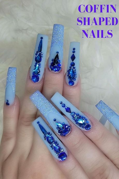 nail-art-designs-for-coffin-nails-68_9 Modele de unghii pentru unghii sicriu