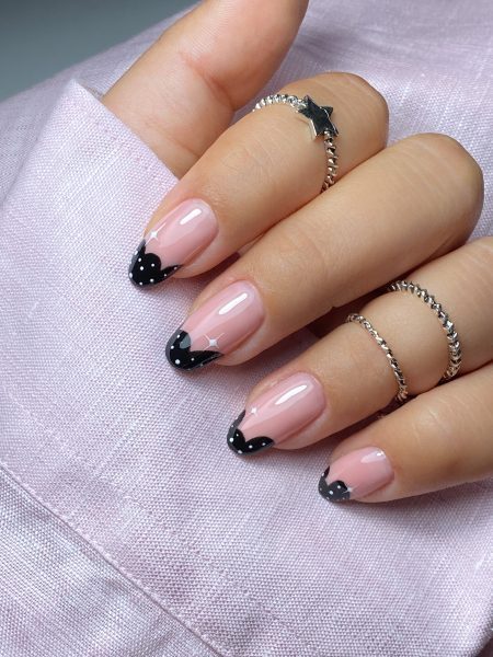 nail-designs-black-tips-13_13 Modele de unghii sfaturi negre