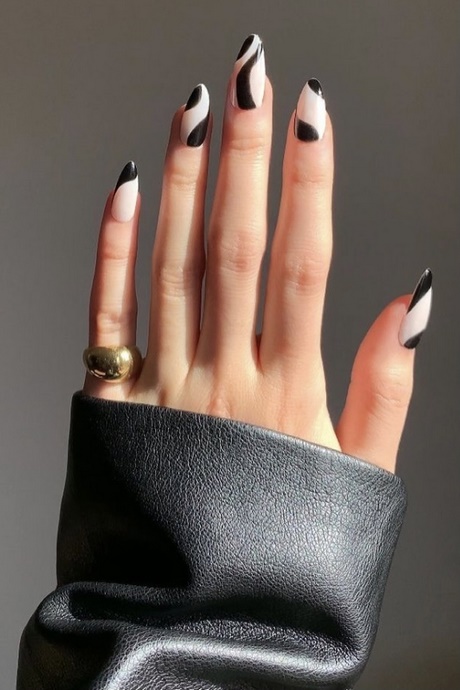 nail-designs-black-tips-13_7 Modele de unghii sfaturi negre