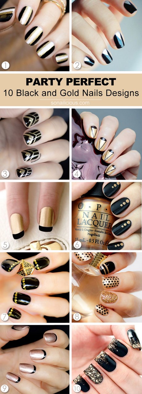 nail-designs-black-tips-13_9 Modele de unghii sfaturi negre