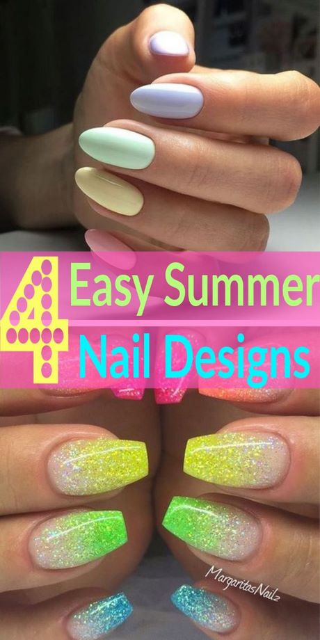 nail-designs-for-summer-easy-08_6 Modele de unghii pentru vara ușor