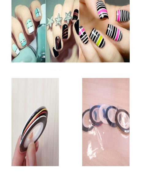 nail-designs-using-striping-tape-92_5 Modele de unghii folosind bandă striping