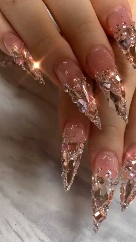 nail-styles-with-diamonds-10_3 Stiluri de unghii cu diamante