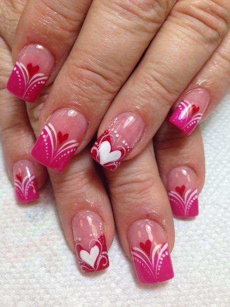 nails-design-valentines-day-12_10 Design de unghii Ziua Îndrăgostiților