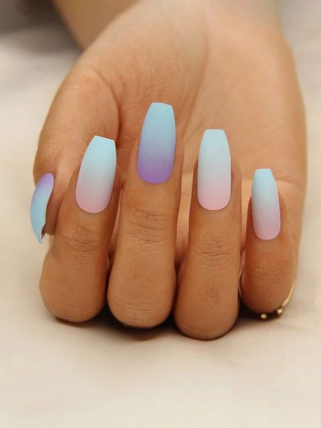 ombre-nail-design-ideas-70 Idei de design de unghii Ombre