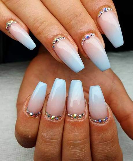 pink-and-white-ombre-nails-with-rhinestones-49_3 Roz și unghii ombre albe cu pietre