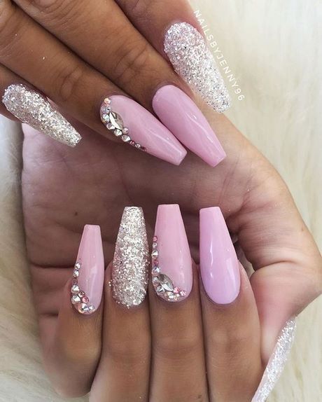 pink-bling-nail-designs-02_16 Modele de unghii roz bling