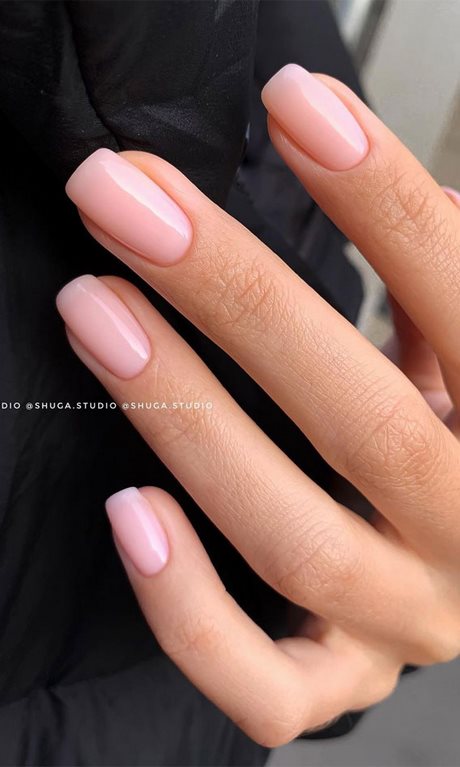 pink-simple-nails-39 Unghii simple roz
