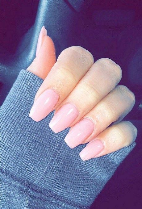 pink-simple-nails-39_17 Unghii simple roz