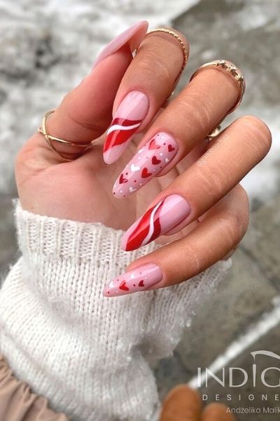 pink-valentines-nails-03 Roz valentines cuie