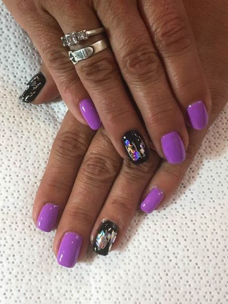 purple-and-black-nail-design-41_13 Design de unghii violet și negru