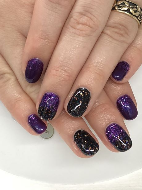 purple-and-black-nail-design-41_8 Design de unghii violet și negru