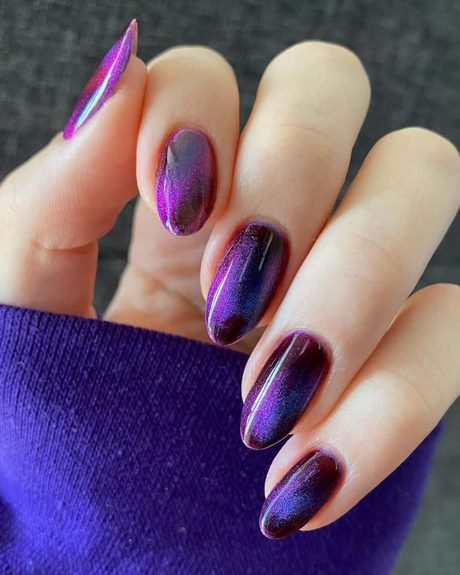 purple-and-black-nail-design-41_9 Design de unghii violet și negru