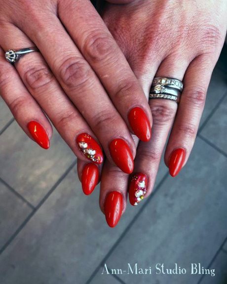 red-and-orange-nail-designs-85_12 Modele de unghii roșii și portocalii