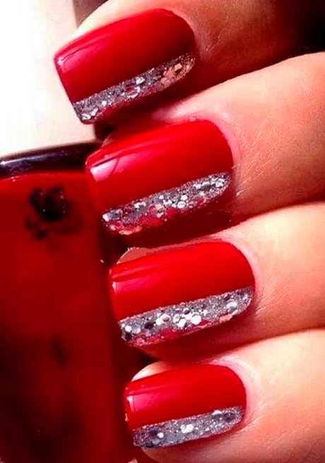red-black-and-silver-nail-designs-94_6 Modele de unghii roșu negru și argintiu