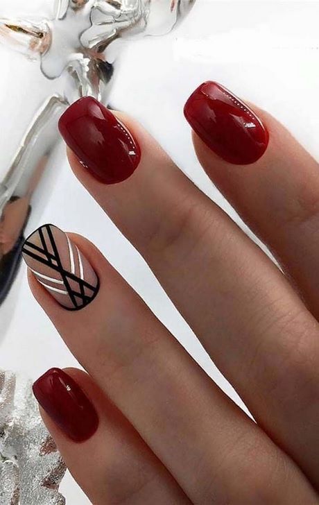 Red nail designs pinterest