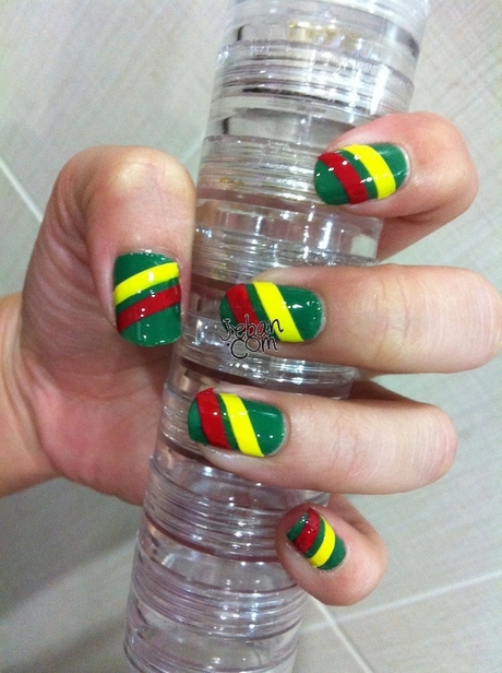 reggae-nail-art-design-16_5 Reggae nail art design