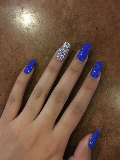 royal-blue-acrylic-nails-for-prom-60_11 Royal unghii acrilice albastru pentru bal