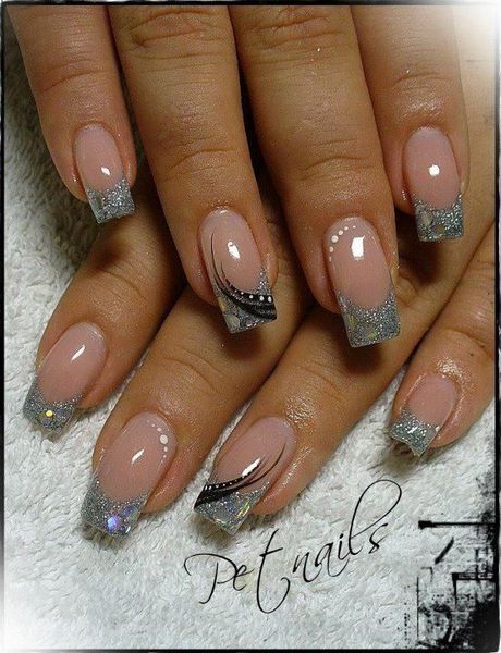 silver-nail-tips-designs-71_16 Argint unghii sfaturi modele