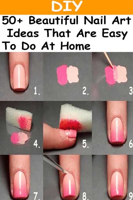 simple-easy-nail-art-at-home-90_2 Simplu ușor de unghii la domiciliu