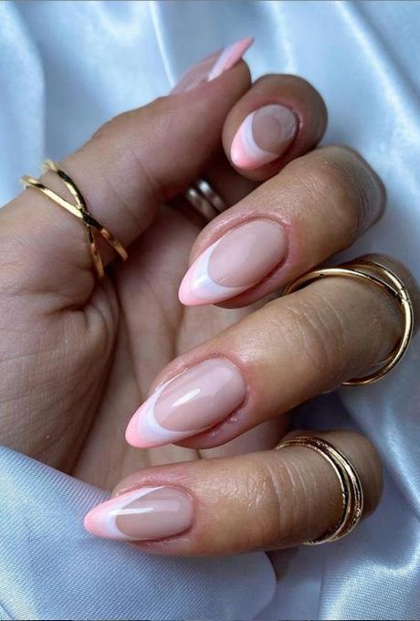 simple-french-tip-nail-designs-99_5 Modele simple de unghii cu vârf francez