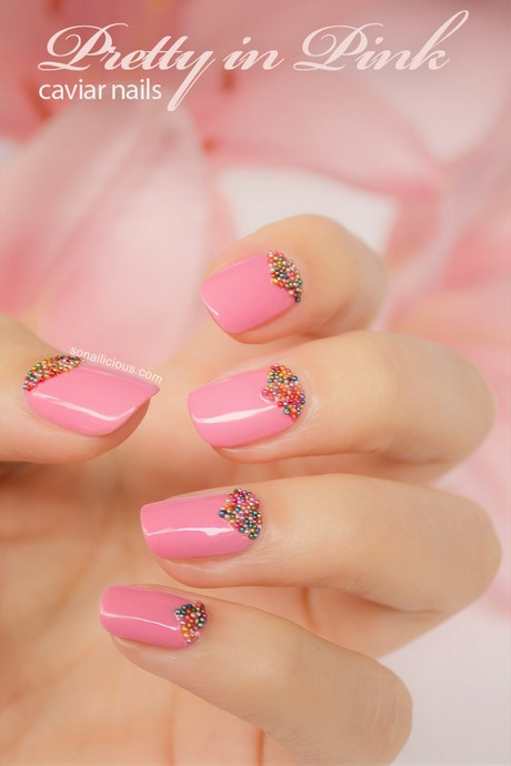 simple-nail-art-pink-31_12 Simplu Nail art roz
