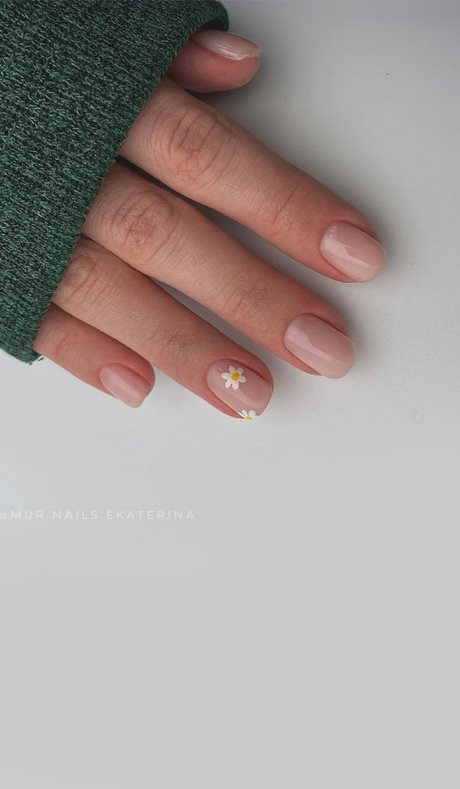 simple-nail-flower-67_10 Floare de unghii simplă