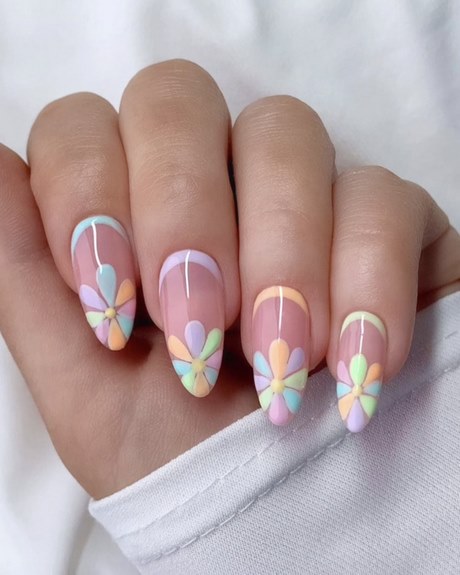 simple-spring-nail-art-designs-52_3 Modele simple de unghii de primăvară