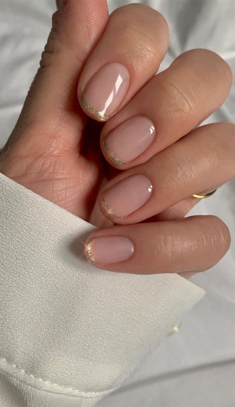 sparkly-french-manicure-ideas-29_4 Idei de manichiură franceză strălucitoare