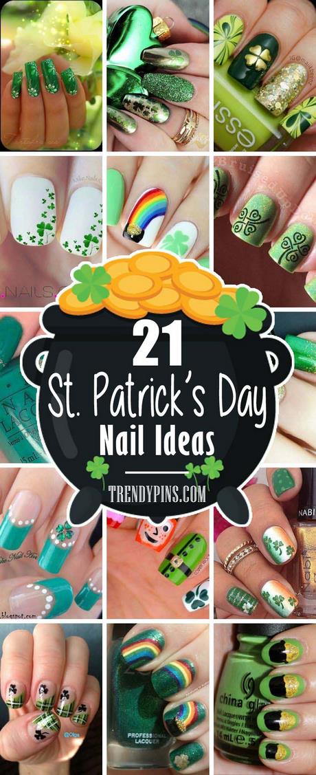 st-patricks-day-nail-ideas-53_10 Idei de unghii de Ziua Sfântului patrick