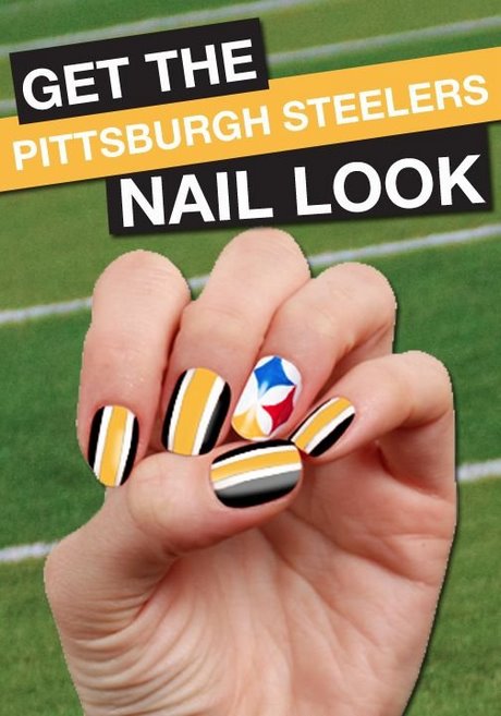 steelers-nail-design-ideas-30_20 Idei de design de unghii Steelers