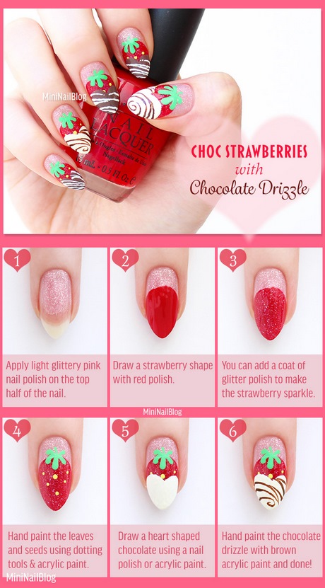 strawberry-nail-art-design-93_12 Strawberry nail art design