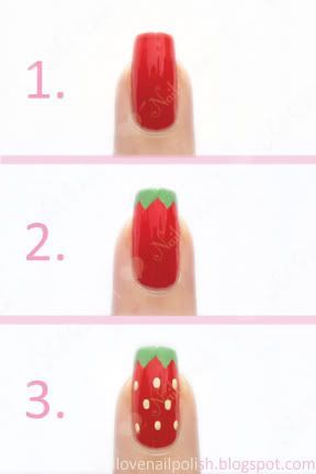 strawberry-nail-art-design-93_13 Strawberry nail art design